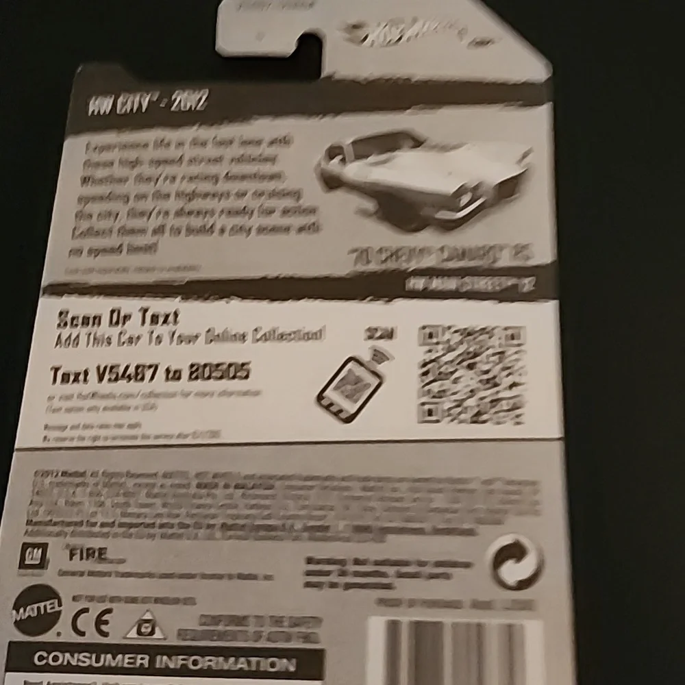 Hot Wheels '70 Chevy Camaro RS Die-Cast Car